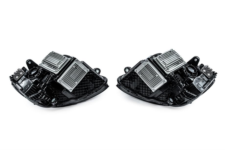 Mercedes C-class W205 2014-2021 Frontscheinwerfer mit Full-LED-Modulen (für HALOGEN, 2 Stk.) Foto 6