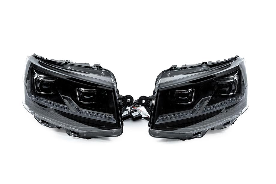 Volkswagen T6 2015-2024 Frontscheinwerfer mit FullLed Black V2 Modulen (2015-2019, 2 Stk.) Image
