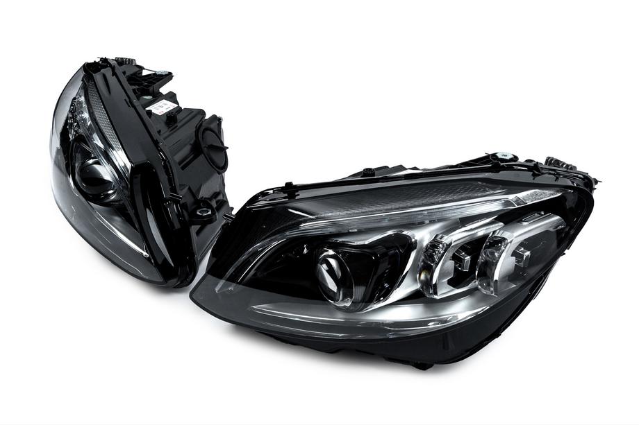 Mercedes C-class W205 2014-2021 Frontscheinwerfer mit Full-LED-Modulen (für LED, 2 Stk.) Foto 3