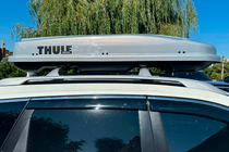 Nissan X-trail T32/Rogue 2014-2021 Dachträger-Querträger für integrierte Dachreling OEM (2 Stk.) Schwarz Foto 6