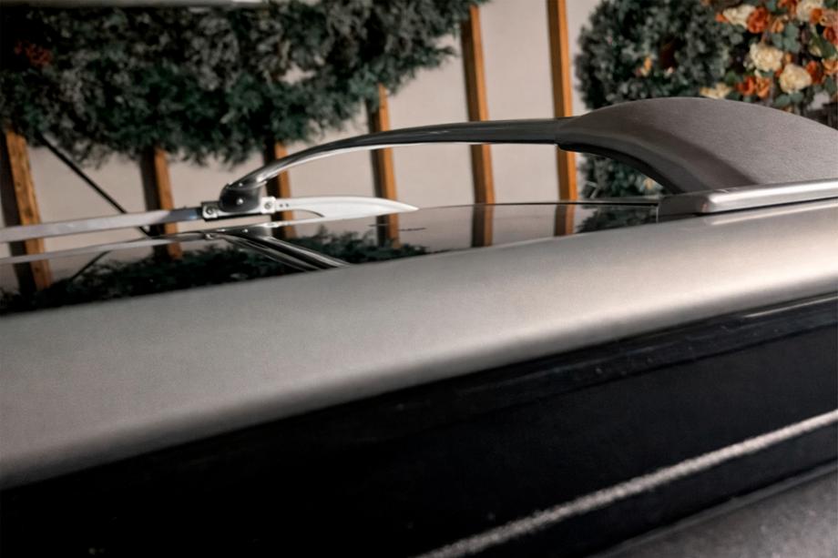 Nissan Pathfinder R52 2012-2021 Dachträger-Querträger für integrierte Dachreling OEM (2 Stk.) Grau Foto 5