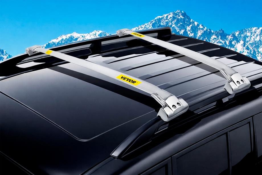 Toyota Land Cruiser 200 2007-2021 Dachträger-Querträger für integrierte Dachreling OEM (2 Stk.) Grau Foto 11