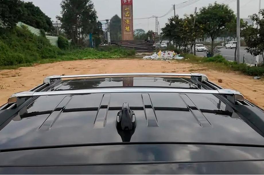 Toyota Land Cruiser 200 2007-2021 Dachträger-Querträger für integrierte Dachreling OEM (2 Stk.) Grau Foto 7