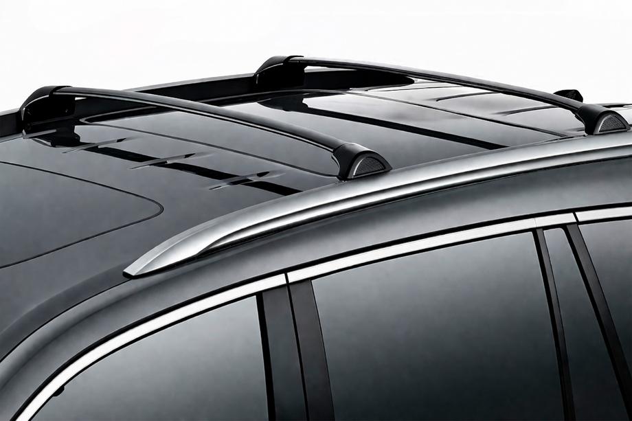 Acura MDX 2013-2020 Dachträger Quertraversen für integrierte Reling OEM (2 Stk.) Chrom Image