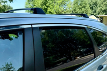 Honda CRV 2012-2016 Dachträger Quertraversen für integrierte Reling OEM (2 Stk.) Schwarz Foto 6