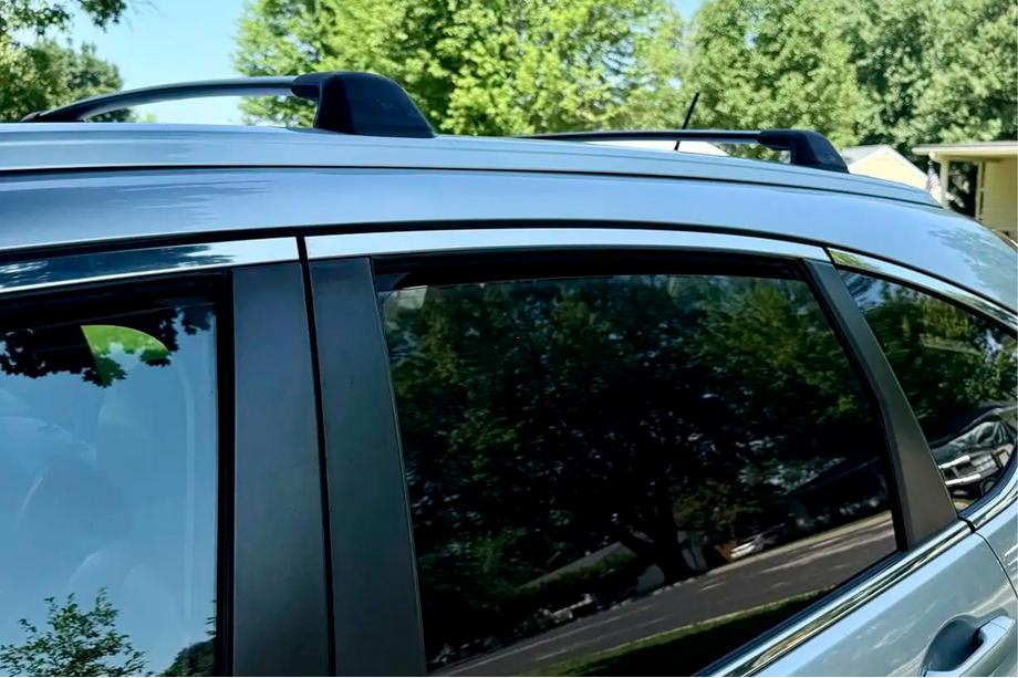 Honda CRV 2012-2016 Dachträger Quertraversen für integrierte Reling OEM (2 Stk.) Grau Foto 6