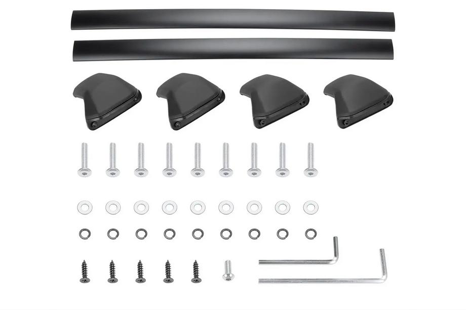 Honda CRV 2012-2016 Dachträger Quertraversen für integrierte Reling OEM (2 Stk.) Grau Foto 10