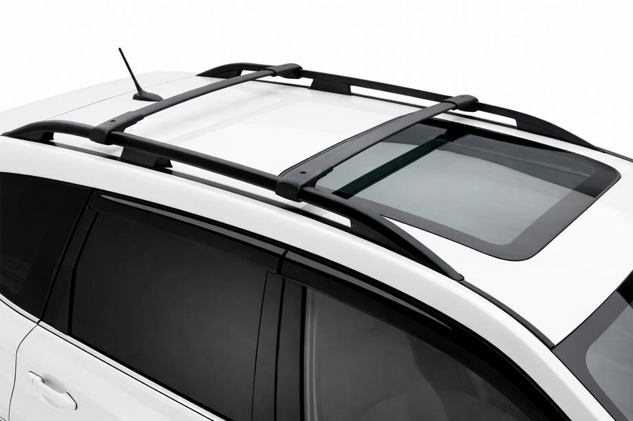 Honda HR-V 2021- Dachträger Quertraversen für integrierte Reling OEM (2 Stk.) Schwarz Foto 2