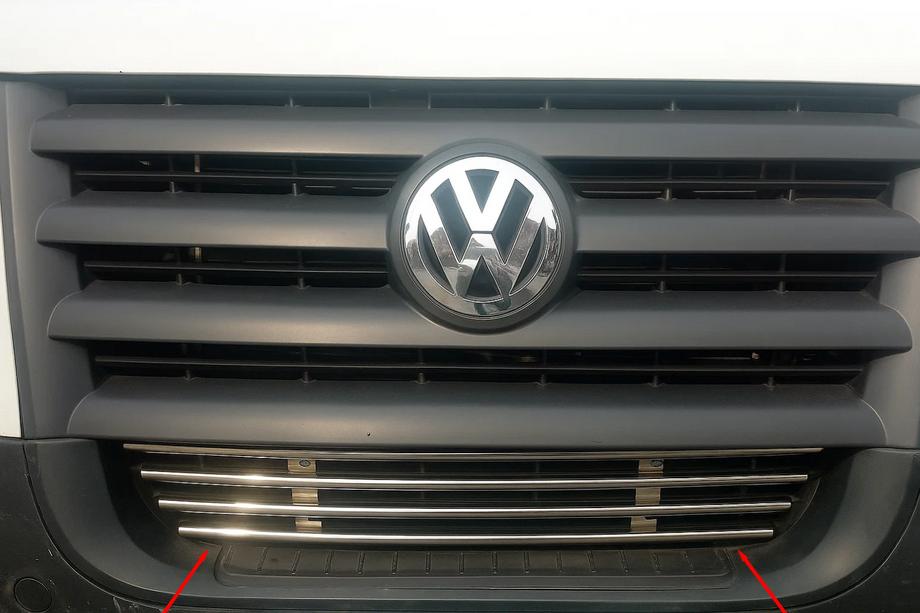 Volkswagen Crafter 2006-2016 Stoßstangengrill Edelstahl Image