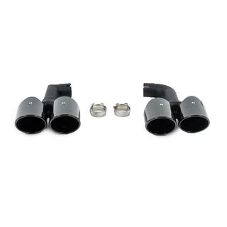 Schwarze Auspuffblenden im X4M F98 Style (V2) Foto 1