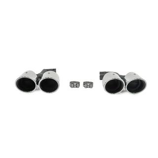 Auspuffblenden Silver im X4M F98 (V2) Stil Foto 2