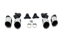 BMW X5 G05 2019–2026 Auspuffendrohre V2 Silver im X5M F95 Style Foto 6