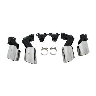 Auspuffendrohre V2 Silver im X5M F95 Style BMW X5 G05 2019–2026 Foto 2