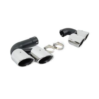 Auspuffendrohre V1 Silver im X5M F95 Style BMW X5 G05 2019–2026 Foto 4
