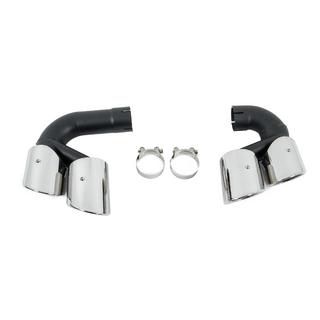 Auspuffendrohre V1 Silver im X6M F96 Style BMW X6 G06 2019–2027 Foto 2
