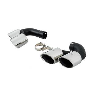 Auspuffendrohre V1 Silver im X6M F96 Style BMW X6 G06 2019–2027 Foto 3
