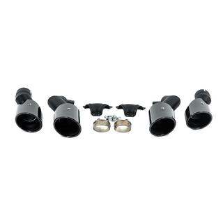 Auspuffendrohre V2 Black im X6M F96-Style BMW X6 G06 2019–2027 Foto 1