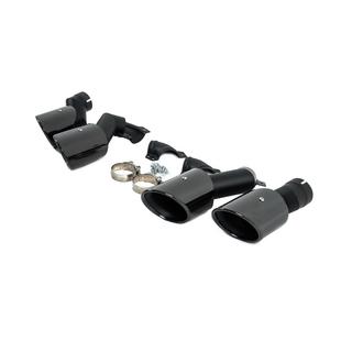 Auspuffendrohre V2 Black im X6M F96-Style BMW X6 G06 2019–2027 Foto 3