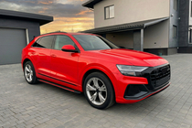 Audi Q8 2018- Seitliche Trittbretter Maya Red (2 Stk., Aluminium) Foto 3
