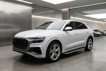Audi Q8 2018- Seitentrittbretter Fullmond (2 Stk., Aluminium) Foto 1