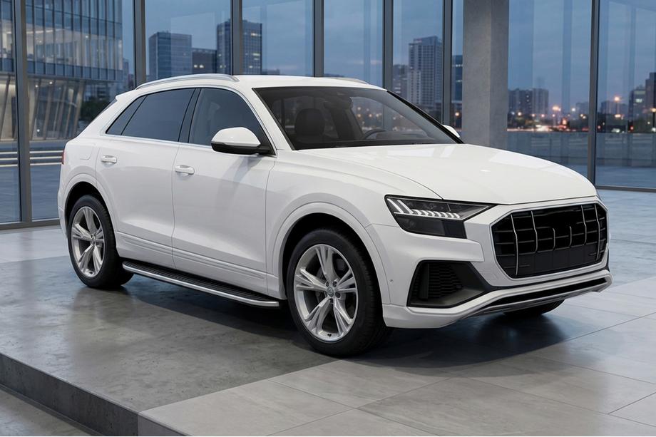 Audi Q8 2018- Seitenschweller Tayga Grey (2 Stk., Aluminium) Image