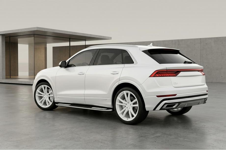 Audi Q8 2018- Seitliche Trittbretter Tayga V2 (2 Stk., Aluminium) Image