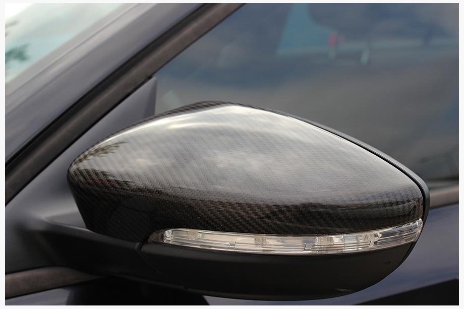 Volkswagen Jetta 2011-2018 Spiegelabdeckungen (2 Stk, Echtcarbon) Foto 6