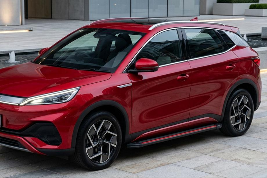 BYD Atto 3 2021- Seitliche Trittbretter Maya Red (2 Stk., Aluminium) Image