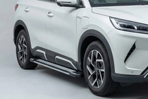 BYD Atto 2/Yuan Up 2024– Rainbow Seitliche Trittbretter (2 Stk., Aluminium) Foto 1