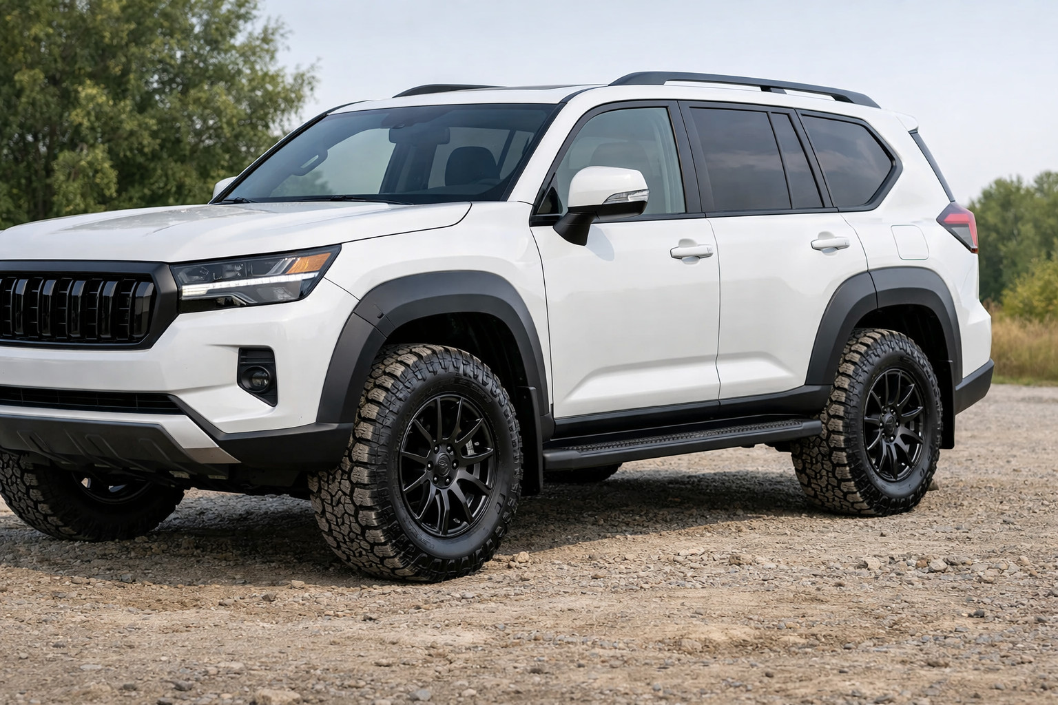 Toyota Land Cruiser Prado 250: Gegen Schmutz an den Seiten und schmale Radläufe