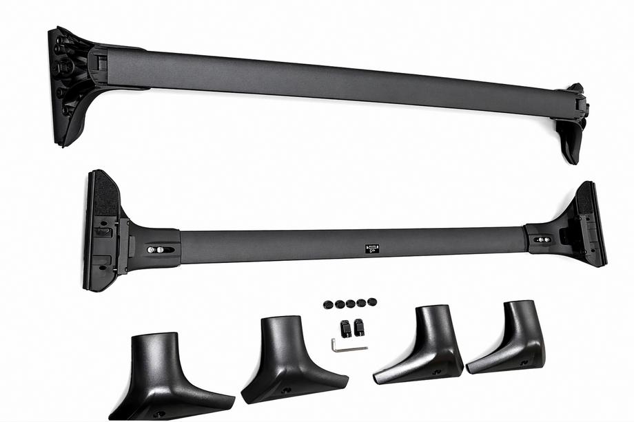 Lexus NX 2014-2021 Dachträger (Querträger) für integrierte Reling OEM (2016-2021, 2 Stk.) Schwarz Foto 4