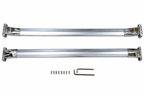 Lexus LX570/450d 2008-2022 Dachträger Quertraversen für integrierte Reling OEM (2 Stk.) Chrom Foto 3