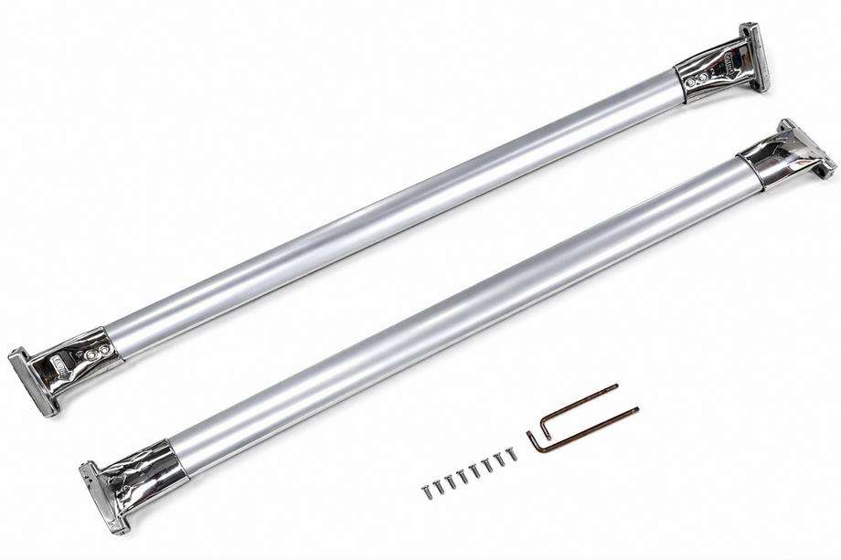 Lexus LX570/450d 2008-2022 Dachträger Quertraversen für integrierte Reling OEM (2 Stk.) Chrom Image
