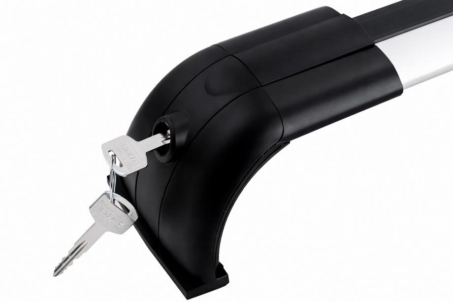 Land Rover Discovery IV 2009-2017 Dachträger Quertraversen für integrierte Reling OEM (2 Stk.) Schwarz Foto 12