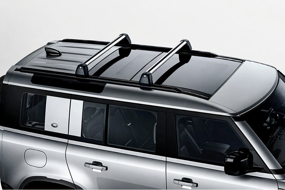 Land Rover Defender 2019- Dachträger Quertraversen für integrierte Reling OEM (2 Stk.) Foto 5