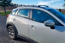Mazda CX-3 2015- Dachträger Quertraversen für integrierte Reling OEM (2 Stk.) Foto 1