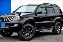 Toyota Land Cruiser Prado 120 2002-2009 Seitliche Trittbretter HARMS (2 Stk) Foto 2