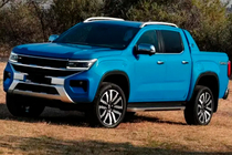 Volkswagen Amarok 2022- OEM Dachreling, grau (ABS-Kunststoff, Klebemontage) Foto 2