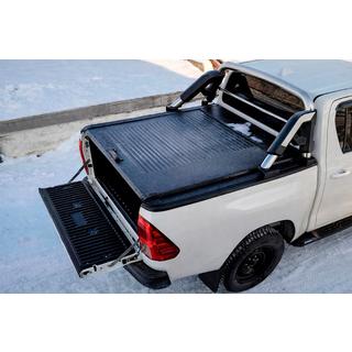 OEM Rollladen-Laderaumabdeckung (2020+, mechanisch mit Griff und Schloss) Toyota Hilux 2015- Foto 3
