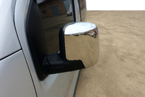 Peugeot Bipper 2008-2017 Spiegelabdeckungen Kappen (2 Stk, Edelstahl) Foto 1