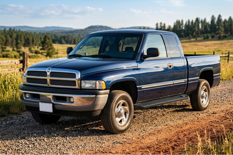 Dodge RAM (BR/BE) 1994–2002 Allmond Black Seitenschweller (2 Stk., Aluminium) Image