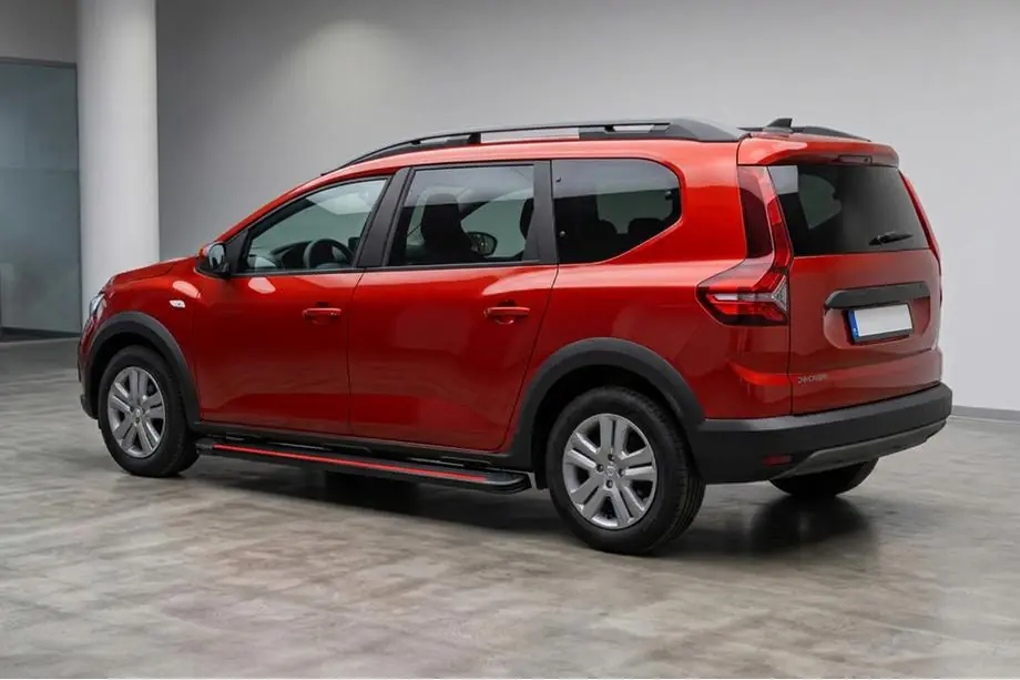 Dacia Jogger 2022- Seitliche Trittbretter Maya Red (2 Stk., Aluminium) Image