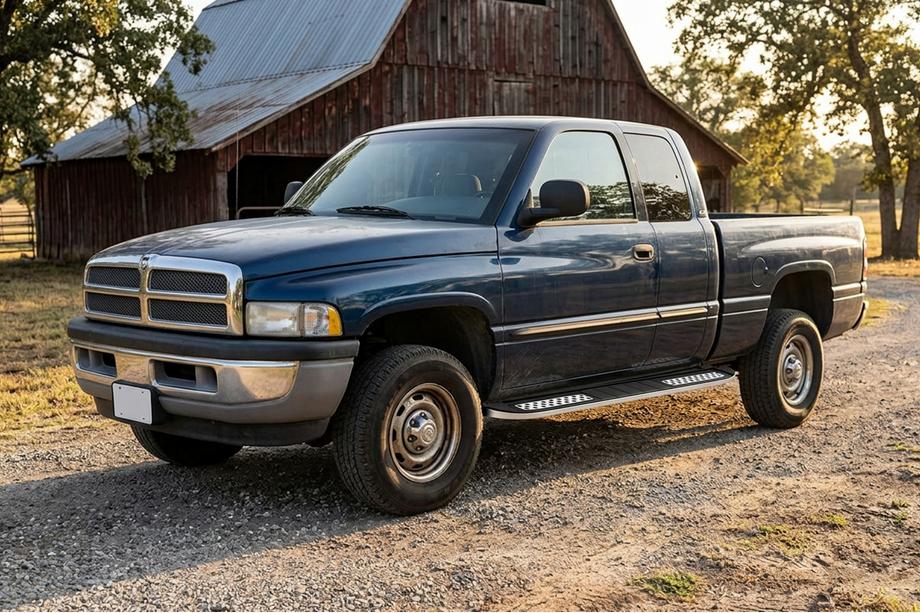 Dodge RAM (BR/BE) 1994–2002 Seitliche Trittbretter Tayga V2 (2 Stk., Aluminium) Image