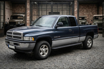 Dodge RAM (BR/BE) 1994–2002 Seitliche Trittbretter Bosphorus Black (2 Stk., Aluminium) Foto 1