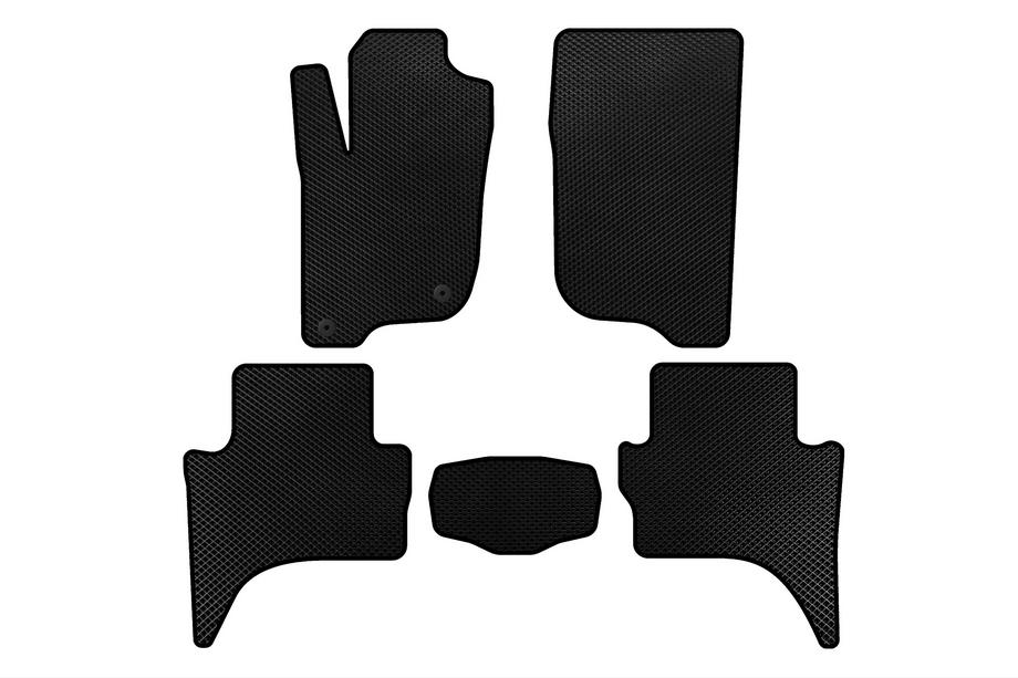 Mitsubishi L200 2015-2024 EVA-Fußmatten (kurzer Radstand, schwarz) Image