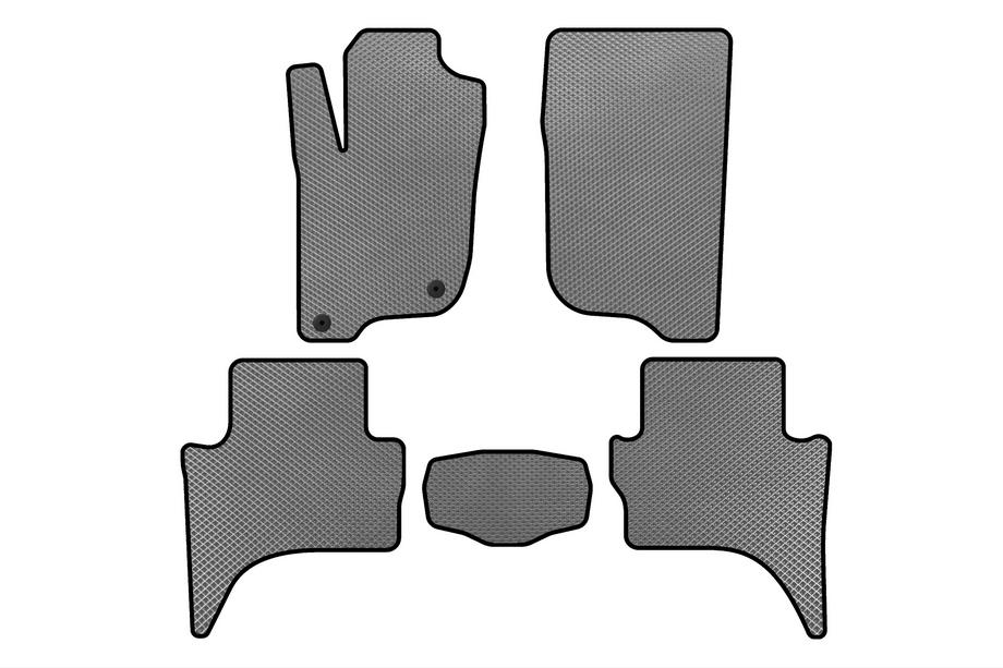 Mitsubishi L200 2015-2024 EVA-Fußmatten (kurzer Radstand, grau) Image