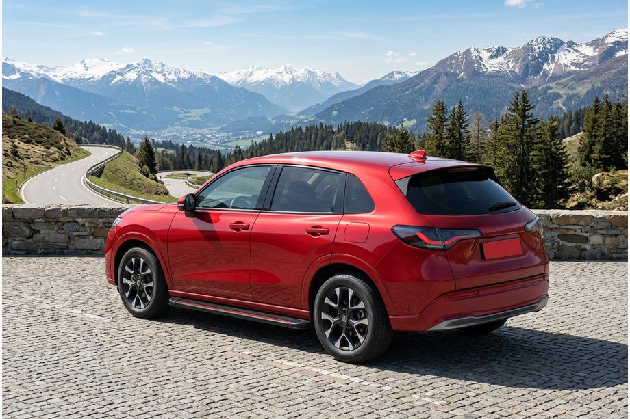 Honda ZR-V 2022- Seitliche Trittbretter Maya Red (2 Stk., Aluminium) Image