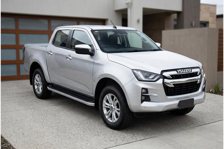Isuzu D-Max 2019- Seitliche Trittbretter Tayga Grey (2 Stk., Aluminium) Image