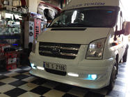 Ford Transit 2000–2014 Frontstoßstangenlippe (2006-2014, LED Tagfahrlicht, mit Grill) Foto 3