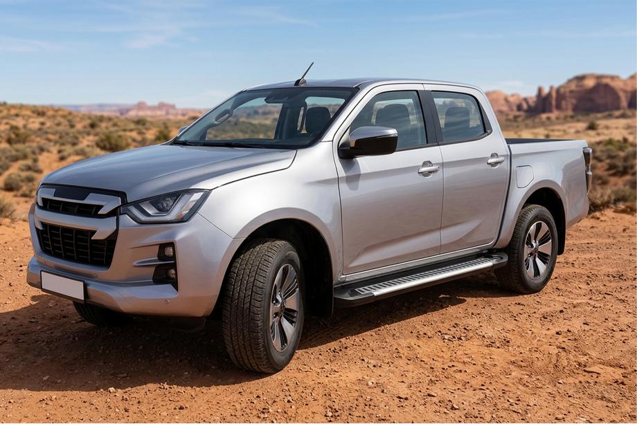 Isuzu D-Max 2019- Seitliche Trittbretter Line (2 Stk., Aluminium) Image